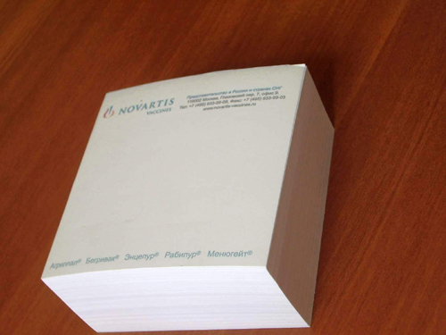 Изготовление кубариков. Фармакология и медицина. Novartis.