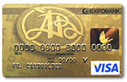 ЗОЛОТАЯ ПЛАТЕЖНО-ДИСКОНТНАЯ КАРТА VISA GOLD