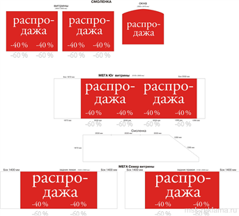 Картинка. Макет рекламного блока. Примеры наших работ. Дизайн и верстка рекламы.