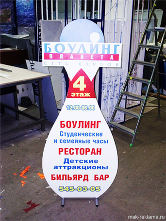 Картинка. Монтаж баннеров. Примеры наших работ. Рекламное оформление интерьеров