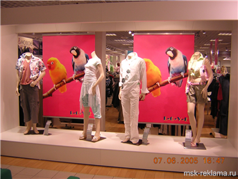 Picture. Windows design. Windows and advertising. Examples of work.
