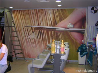 Picture. Advertising group. Windows and advertising. Examples of work.