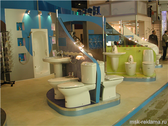 Picture. Exhibition stand design. Examples of work. Exhibition design.