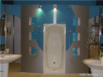 Picture. Exhibition contractors. Examples of work. Exhibition design.
