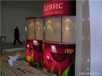 Picture. Advertising Agency Exhibition designer. Examples of work. Exhibition design.