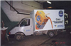 Outdoor advertising on transport